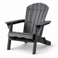 Adirondackstuhl Akazienholz Schwarz 90x80x90 cm