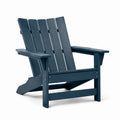 Adirondackstuhl aus Polyethylen Blau 90x78x91 cm