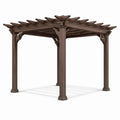 Holz Pergola aus Kiefernholz Braun 300x300x250cm