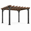 Aluminium und Holz Pergola 300x300x230 cm
