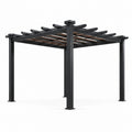 Aluminium Pergola Schwarz 300x300x240 cm