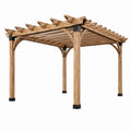 Holzpergola Kiefernholz mit Stahlverbindungen 300x300x220 cm