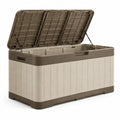 Gartenbox Polypropylen Braun/Beige 160x90x95 cm