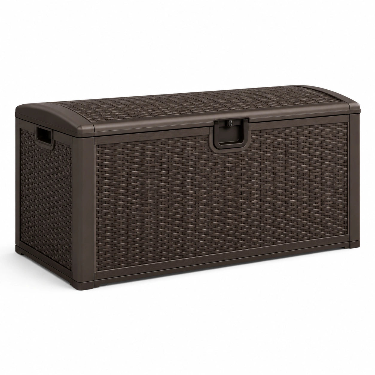 Gartenbox Kunststoff Polypropylen Braun 117x45x58cm