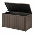 Kunststoff Gartenbox Braun 117 cm x 45 cm x 57 cm